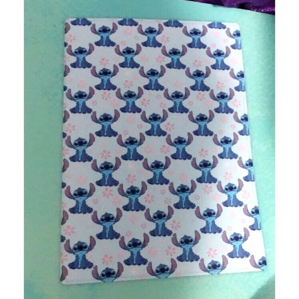 Disney Stitch Plush Throw Blanket Super Soft Light Blue 60x70 inches Washable